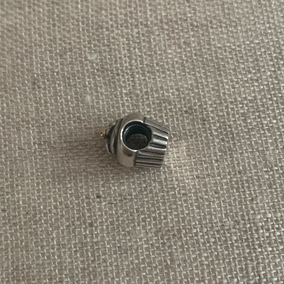 RETIRED Authentic Pandora Cupcake Charm With 14K Gold - Picture 9 of 9